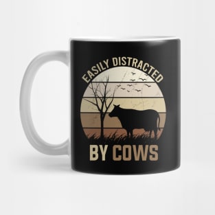 Easily Distracted By Cows Mug